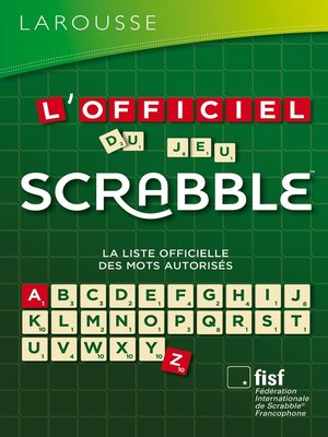 cover image of L'Officiel du jeu Scrabble&#174;